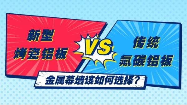 新型烤瓷鋁板VS傳統氟碳鋁板，金屬幕牆該如何選擇？